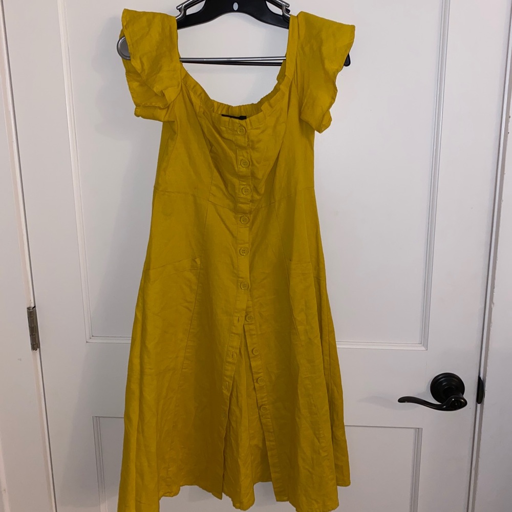 Yellow summer dress